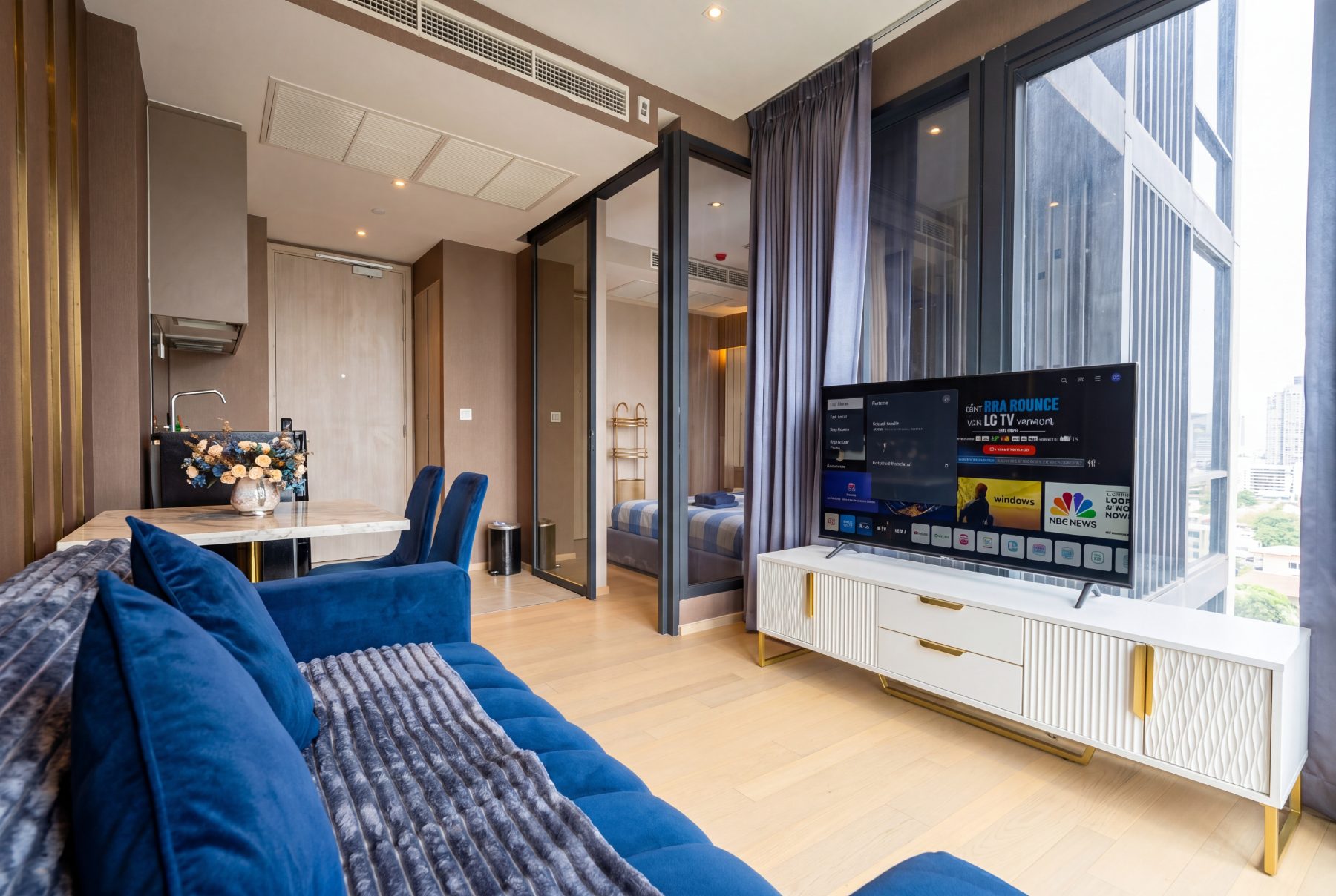 Modern 1BR @ Ashton Asoke, Rama 9, Bangkok furnished rental at Ashton Asoke - Rama 9, Bangkok
